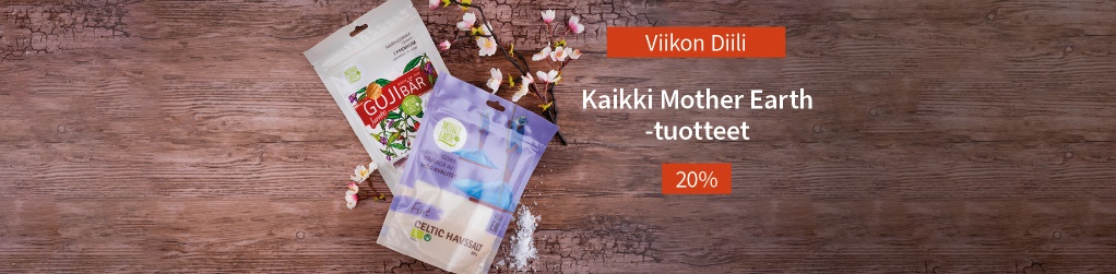 Viikon Diili! Kaikki Mother Earth -tuotteet 20%